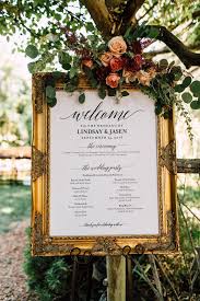 Wedding Ceremony Program Sign Carla Kayes Floral Design Via Ruffled Wedding Ceremony Signs Wedding Program Sign Wedding Ceremony Programs