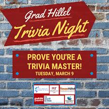 March is named after mars; Grad Hillel Trivia Night March 2021 Square V2 Jconnect