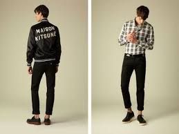 Maison Kitsune Debuts Ss20 Collection See It Here Maison Kitsune Mens Outfits Kitsune