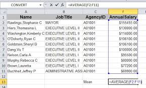 Excel Formula Help Simple Averages Mean Median Mode