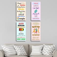 Barang yang dipakai untuk menghiasi sesuatu. Hiasan Dinding Dekorasi Ruang Kamar Rumah Quote Lucu Kata Mutiara Shopee Indonesia