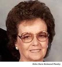 Helen Marie Richmond Plumley (1933-2009)