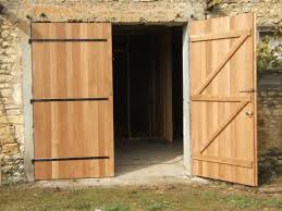 Porte De Grange Chene Noir Portes De Grange Coulissantes Porte Garage Bois Porte De Grange