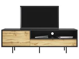 Meuble Tv Tabou Coloris Chene Et Noir Vente De Meuble Tv Conforama Meuble Tv Idee Meuble Tv Meuble Tv Conforama