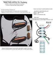 Hot rails telecaster wiring diagram. Need Help With Wiring My Mustang Seymour Duncan User Group Forums