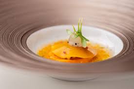 Pumpkin With Dashi And Coquilles St Jacques Gastronomy Chef Fine Dining Restaurant