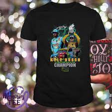 Kyle busch and carl edwards are playing cops in the new nascar based movie lucky logan. Kyle Busch 2019 Monster Energy Nascar Cup Series Champion Shirt