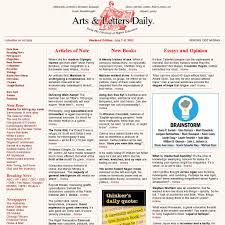 Arts Letters Daily Ideas Criticism Debate Letters Essay Interesting Articles