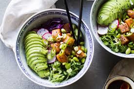 a delicious umami poke bowl with fresh raw salmon recipes umami cooking recipes