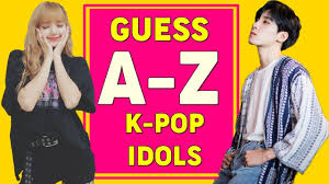 Name Alphabet K Pop Idols A To Z Youtube