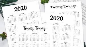 You don't have to settle for a calendar that doesn't fit your needs. 20 Free Printable 2020 Calendars Lovely Planner