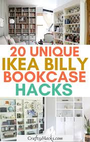 Sure, you lose a bit of the elegance and gain a possible. 20 Unique Ikea Billy Bookcase Hacks Craftsy Hacks