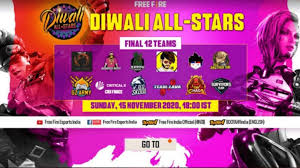 Receive full information about free fire tournaments with esports charts. Garena Free Fire Diwali All Stars Tournament Team Standings Of Each Round And Complete Report Firstsportz