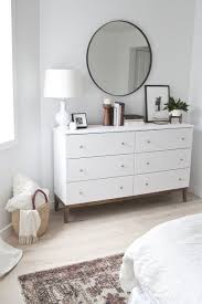 Modern White Dresser A West Elm Inspired Ikea Hack Bedroom Redesign Bedroom Design Scandi Style Bedroom