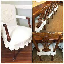 Pin By Diana Bakke On Dining Spaces Slipcovers For Chairs Dining Chair Slipcovers Dinning Room Chairs