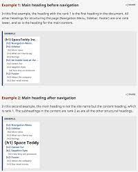 Centered, boldface, uppercase, and lowercase headings. Html Headings Elements How Many H1 H2 Tags Per Page
