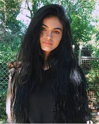 Girl Hair And Natural Image Black Hair Aesthetic Brown Eyes Black Hair Long Straight Black Hair