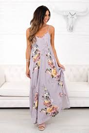 Significance Floral Maxi Dress Lilac Bohemian Style Dresses Dresses Maxi Dress
