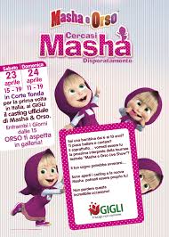 Immagini masha e orso colorare. Centro Commerciale I Gigli I Gigli Eventi
