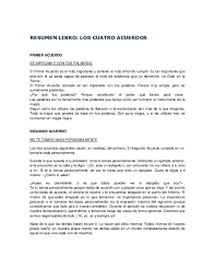 We are a sharing community. Pdf Resumen Libro Los Cuatro Acuerdos Jose Ramirez Academia Edu