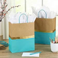 American greetings cards are perfect for any occasion & a great way to show loved ones you care (electronically)! Buy Hallmark 13 Large Paper Gift Bags Pack Of 6 Turquoise Kraft For Birthdays Easter Weddings Mother S Day Baby Showers Bridal Showers Or Any Occasion Online In Indonesia B07pkwv87n