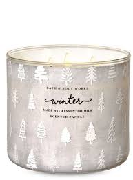 Winter 3 Wick Candle Bath Body Works Winter Candle Bath Body Works Candles Best Smelling Candles