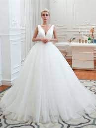 We did not find results for: Prinzessin Schlichte Brautkleid V Ausschnitt Ruckenausschnitt Weiss Satin Tull
