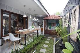 Outstanding 20 Stunning Minimalist Outdoor Kitchen Designs For Your Small Home Https 24homely Com House Desain Dapur Luar Ruangan Arsitektur Desain Eksterior