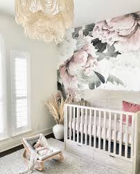 Baby room decoration ideas you will love. Blush Floral Wallpaper In 2020 Floral Wallpaper Nursery Girl Nursery Wallpaper Baby Room Decor