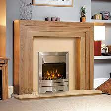 Gracie oaks baba tv stand for tvs up to 55 w/ electric fireplace includedwood in gray, size 24.0 h x 47.75 w x 15.75 d in | wayfair wayfair Electric Oak Wood Surround Hearth Back Panel Modern Silver Flame Fire Wall Led Fireplace Suite 48 Buy Online In Bahamas At Bahamas Desertcart Com Productid 89937189