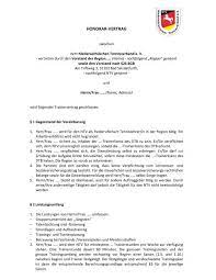 Die hausordnung enthält regeln für das zusammenleben im haus und gilt für alle mieter. Mustervertrag Trainer Pdf Ntv