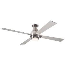 Hunter fan 53237 ceiling powerful motor quietly generates high airflow. Modern Fan Company Gusto Flush Mount Ceiling Fan Ylighting Com