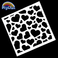 Herz schablone kuchen ausdrucken gehen. 13x13cm Liebe Herz Form Design Muster Hochzeit Kuchen Schablone Template Sieb Rohrboden Cookies Dekorative Schablonen P0019 Decorative Stencils Cake Stencilwedding Cake Stencil Aliexpress