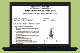 Soal Pat Ukk Biologi Sma Ma Kelas 10 Kurikulum 2013 Tahun 2019