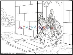 Coloring adult coloring pages printable free cool s swear flower coloring pages for adults printable free adult coloring pages can be a great way to de stress especially if you love coloring. Knight And Drawbridge Colouring Page