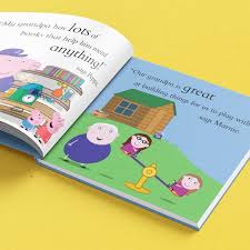 Perfect to customize for any peppa pig fan! Peppa Pig Custom Book For Grandpa Great Gift From Child