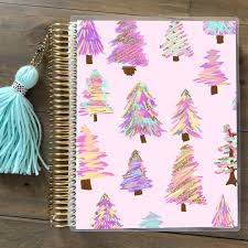 If the item details above aren't accurate or complete, we want to. New Pastel And Glitter Christmas Trees Are Now In My Etsyshop Find This Planner Cover For Erin Condre Cute Spiral Notebooks Mambi Happy Planner Planner Cover