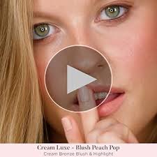 Cream Luxe Blush from Sculpted by Aimee Connolly (Peach Pop)