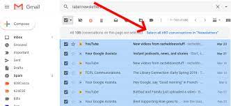 Where in the gmail app android is the 'select all' function regardless of folder or even for the emails that come up via search? 38 Gmail Tips That Will Help You Conquer Email Pcmag