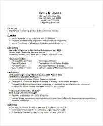 Mechanical engineering intern resume example. 10 Mechanical Engineering Resume Templates Engineering Resume Templates Engineering Resume Mechanical Engineer Resume