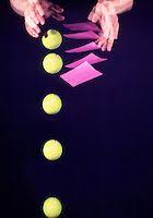 Falling Ball Paper Stroboscopic Newton S Second Law Of Motion The 3 Tennis Ball Will Reach The Force And Motion Newtons Second Law Science Experiments Kids
