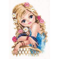 The chart can be downloaded to your computer where you can print and store it. Cross Stitch Kit With Mouline Beads And Ribbons Most Beautiful Coricamo