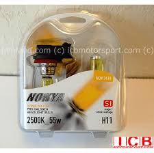 Nokya H11 Yellow Bulbs Fits Rsx 02 Civic 02 Fog Lights 55w 80w