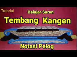 Notasi Pelog7 lagu Tembang kangen. - YouTube