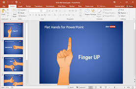 Free Hand Gestures Powerpoint Template