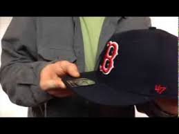 The 47 brand privateer hats from forty seven brand are the new style with a team colored brim and team colored mesh back. Red Sox Sure Shot Snapback Navy Hat By Twins 47 Brand Youtube