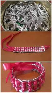 اكسسوارات هاند ميد راقية للبنات بدون اي تكاليف مع شرح بالصور Diy Jewelry Projects Pop Tab Bracelet Can Tab Bracelet