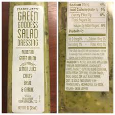 Trader Joe S Green Goddess Dressing Goddess Dressing Recipe Green Goddess Dressing Trader Joes