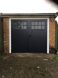 Steel Bedford Side Hinged In Anthracite Grey Garage Doors Wooden Garage Doors Side Hinged Garage Doors