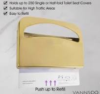 China Surface-Mounted Gold Toilet Seat Cover Dispensers For ...